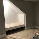 Final product of the book nook