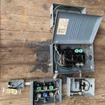 Old overloaded fuse box