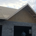 Trusses and A Framed dormer built