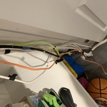 Original look of wires minus receiver