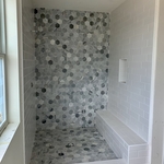 Master shower