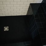 All Black shower