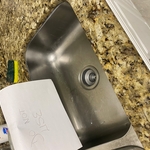 Kitchen sink and Cabinet