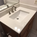 New marble vanity