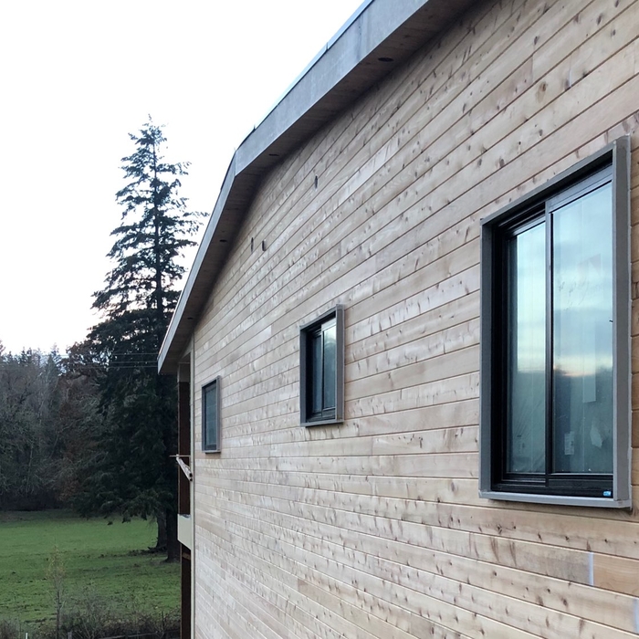 Tongue and Groove cedar siding installation