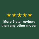 More 5 Star Reviews Than Any Other Mover
