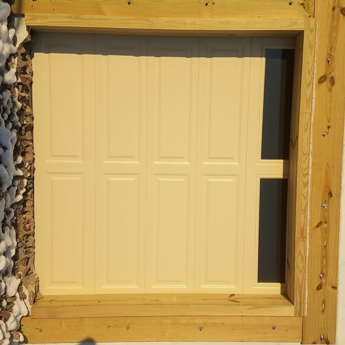 Garage door installation
