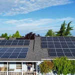 Home solar install in Bellingham
