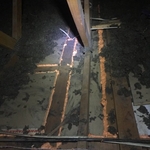 Air sealing an attic