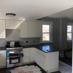 Finished drywall and fresh coat of paint
