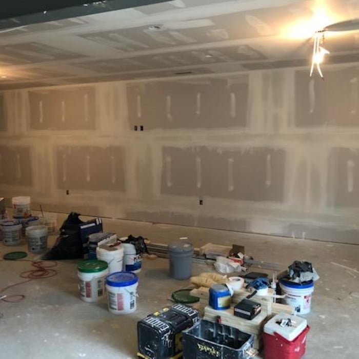 Hung Drywall