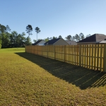 Shadowbox fence at Hunters Point