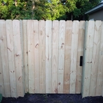 Replaced front fence