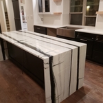 Island with waterfall edge