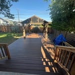 Large composite deck