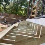 Large composite deck