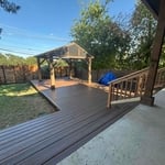Large composite deck