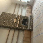 Fieldstone Fireplace
