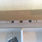Filled wrong faucet holes