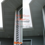 House wash before and after