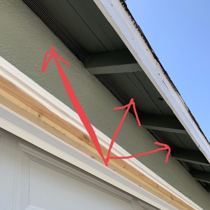 Wire mesh to prevent rodents in the attic