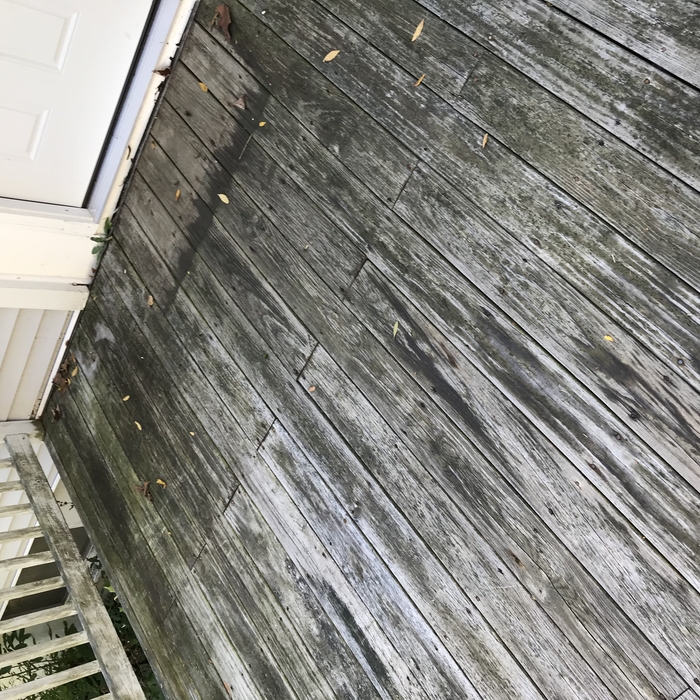 Deck before