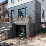 Brick work and steps