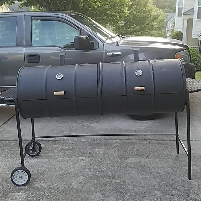Custom Double Barrel Grill