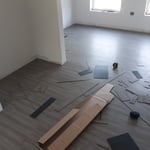 Clarkson University housing flooring