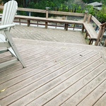 Before Cleaning Deck
