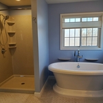 Bathroom Shower and Soaking Tub