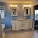 Master bathroom vanity
