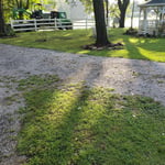 Gravel driveway