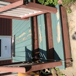Deck repaired and stained