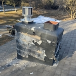 Chimney falling apart