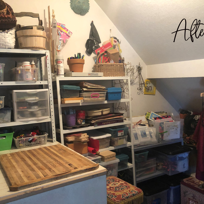 Craft Closet Makeover