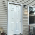 Mildew Stained door