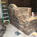Custom Stone Wall