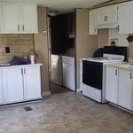White cabinets