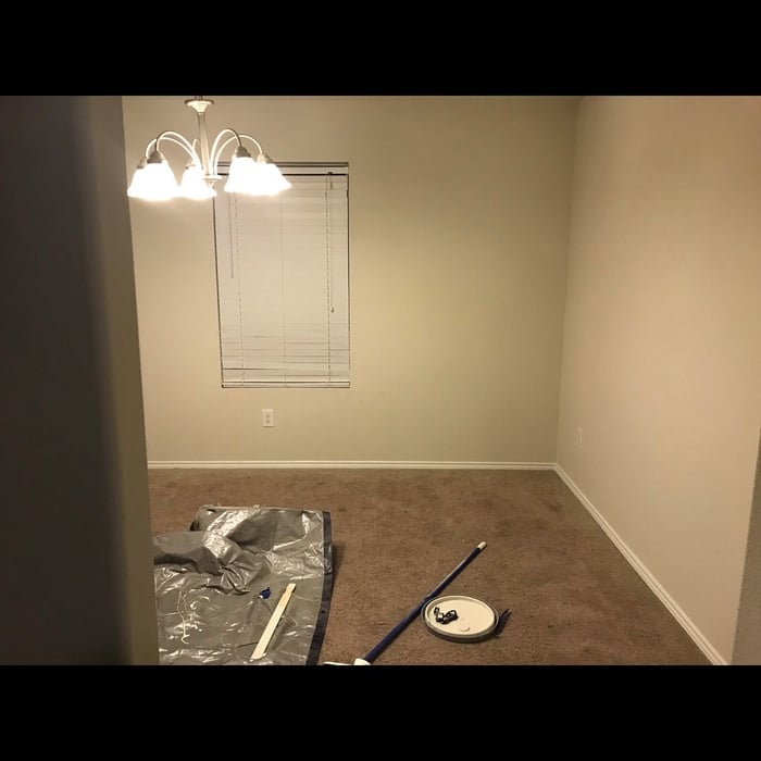 Bedroom progress picture