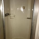 Scrubbed all the hard water off.