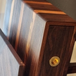 Walnut & Tigerwood Desk