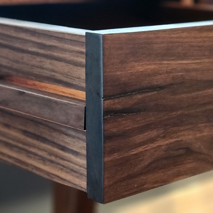 Walnut & Tigerwood Desk