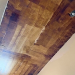 Drywall Water Damage Repair turned Drop Ceiling