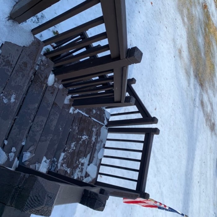 staircase before starting project