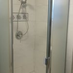 Completed shower