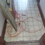 Rear Hallway Before