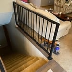 Living room guardrail.