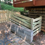 After - New Fence Panels and Gate