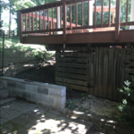 Before - New Fence Panels and Gate